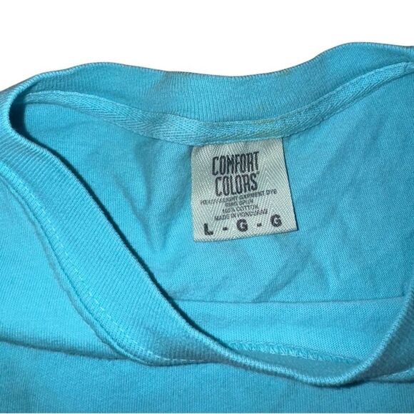 Comfort Colors Unisex Hilton Head SC "State Of Mind" Graphic Vacation Top Large - Picture 4 of 5